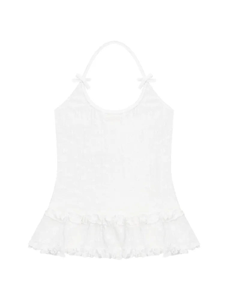 Hollow Hanging Neck Vest Camisole【s0000011677】