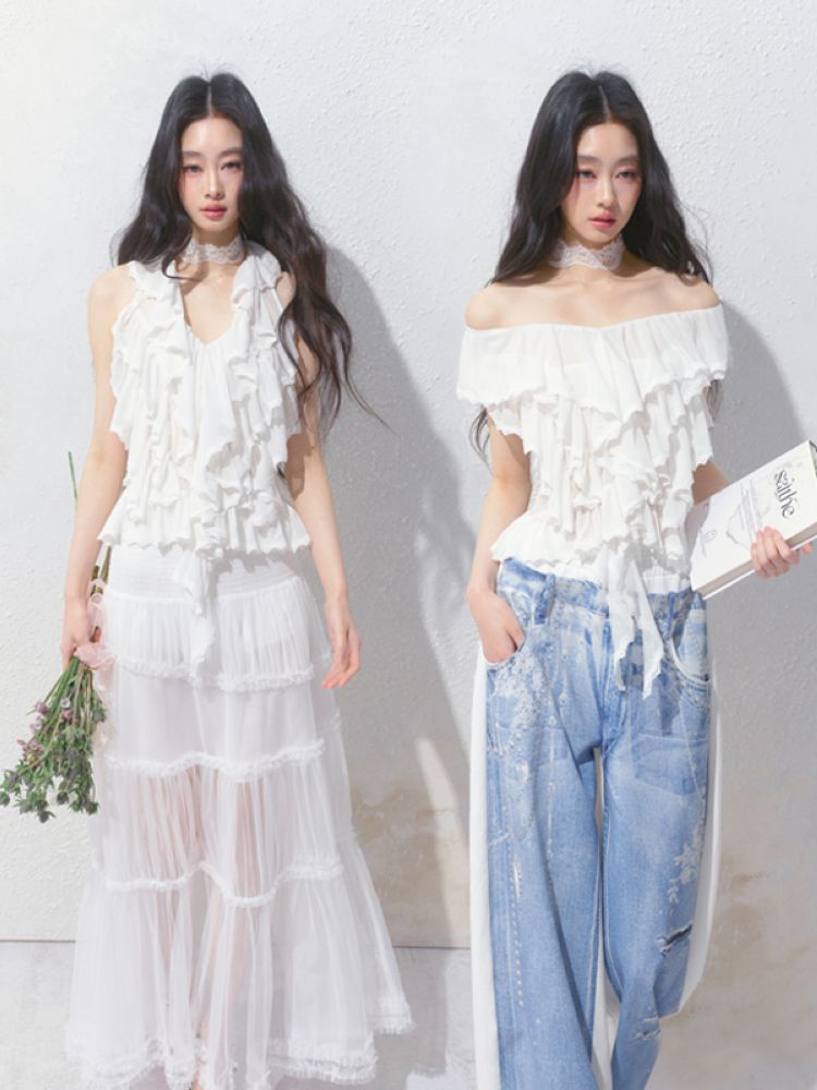 Two Wear Artistic Tank Cami Top【s0000012162】