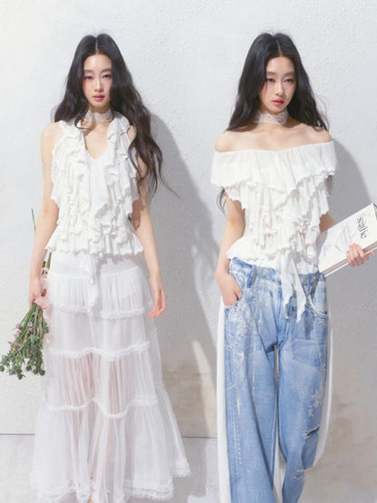 Two Wear Artistic Tank Cami Top【s0000012162】