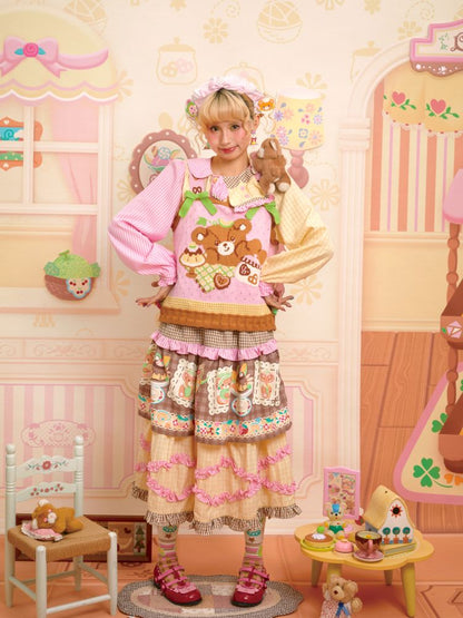 Lace Design Layered Cake Skirt【s0000013700】