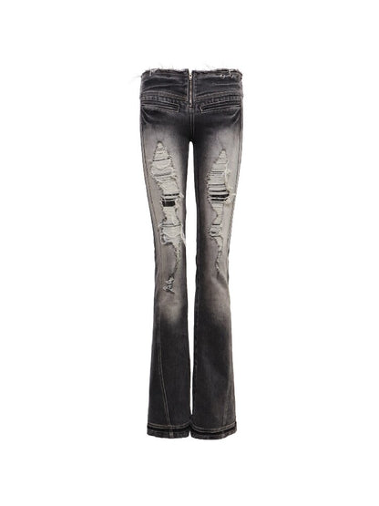 Stretch Hole Detachable Denim Pant【s0000016057】