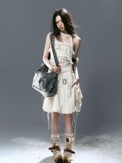 Stars-decorated crossbody bag【s0000012802】