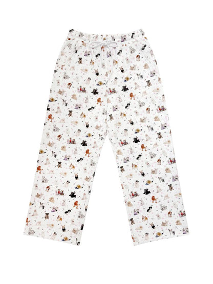 Dog Print Sweatpants【s0000013876】