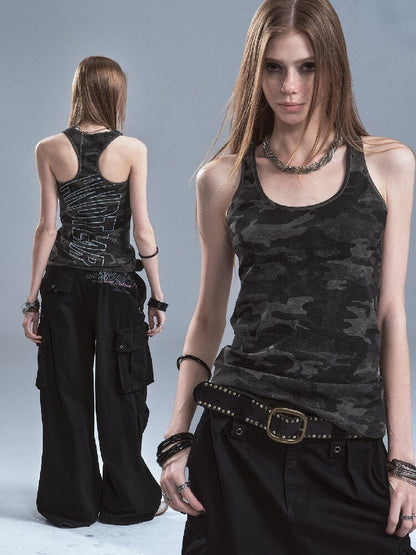 Back Line Camo Slim I-line Vest【s0000016900】