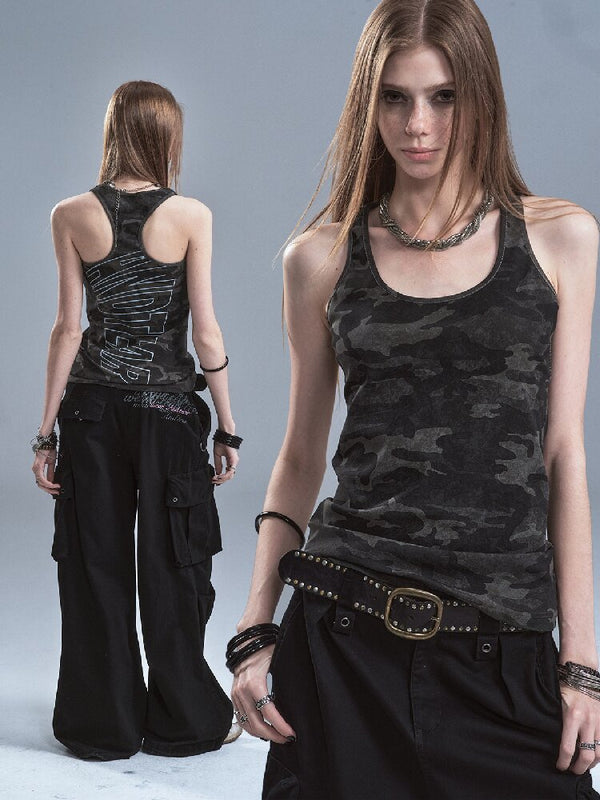 Back Line Camo Slim I-line Vest【s0000016900】