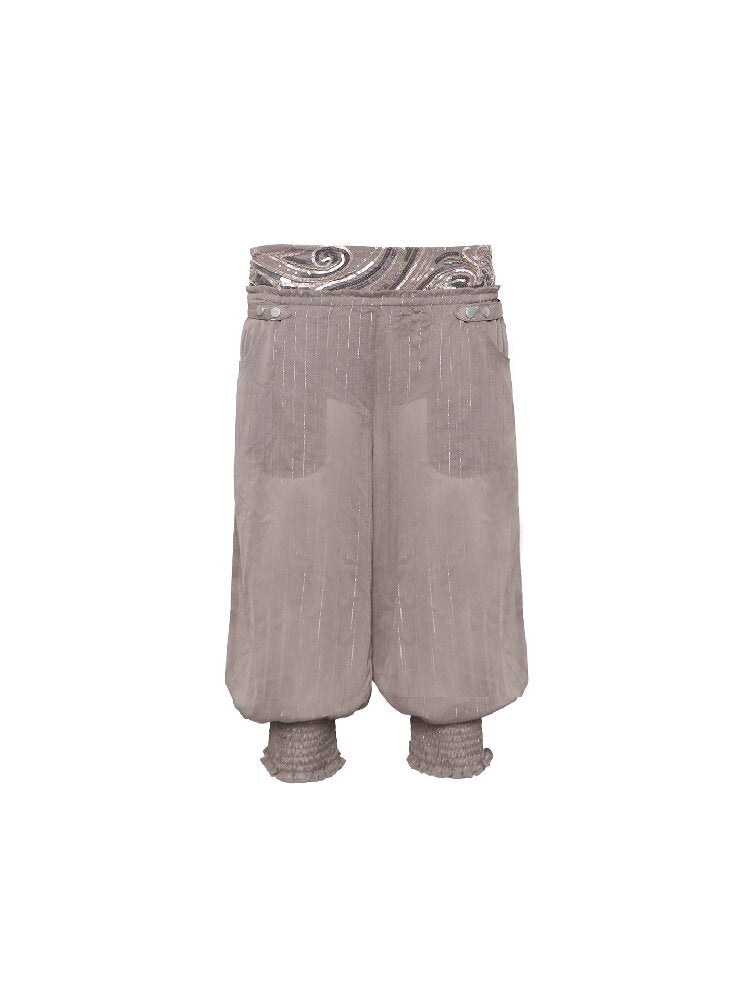 Detachable Chiffon Lantern Pants【s0000017661】