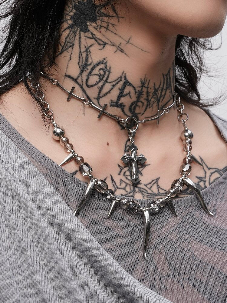 Angel Protection Y2K Punk Necklace【s0000018982】