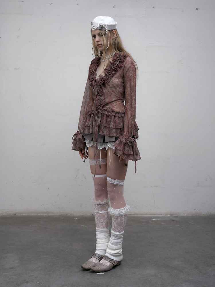 Long Sleeve Flared Sun Protection Shirt【s0000012328】