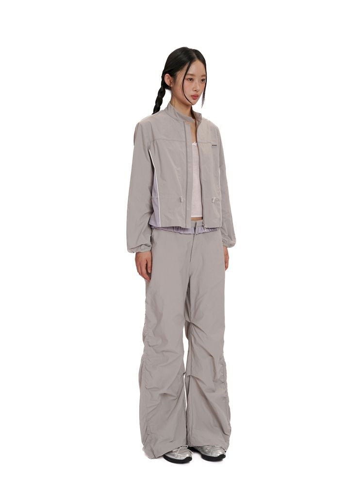 Natural Pleated Leisure Pants Sweat Suit【s0000012519】