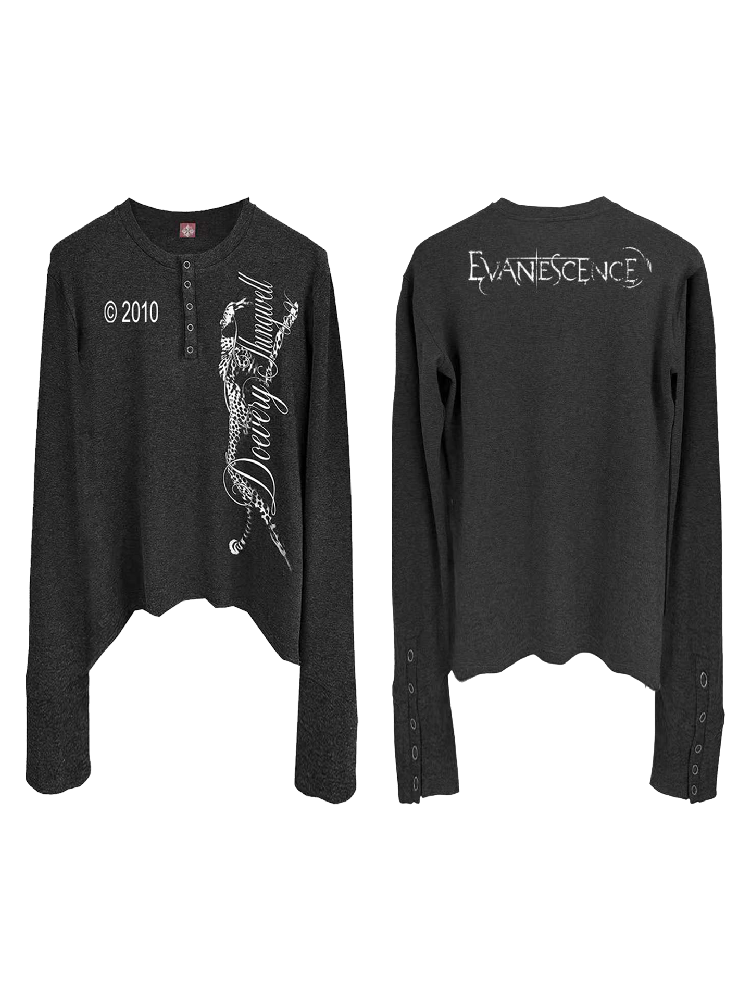 Black Panther Sheer Henry Shirt【s0000018209】