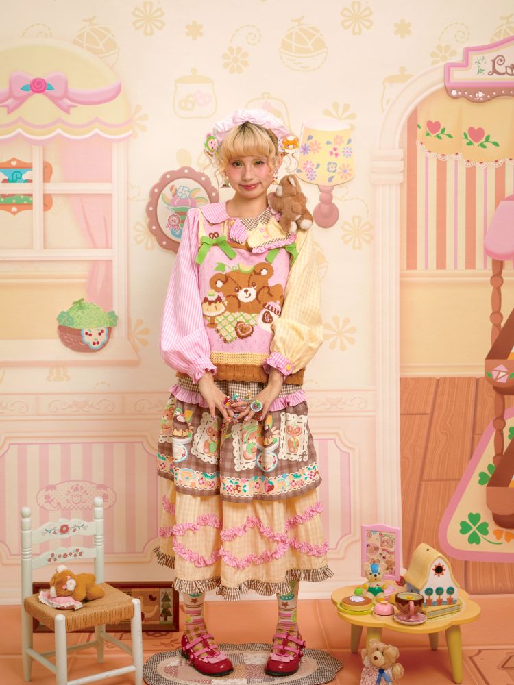 Needle Skeleton Knit Camisole Vest【s0000013701】