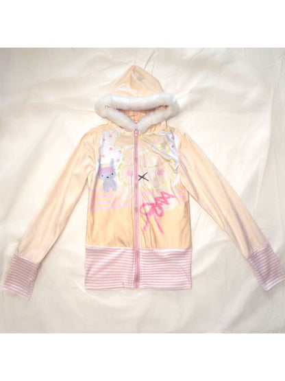 Soft Plush Hooded Fleece Jacket【s0000015402】