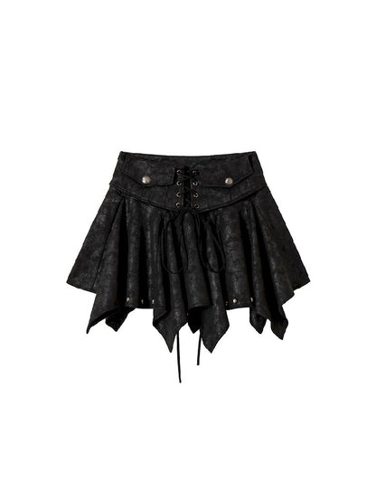 Irregular Leather Skirt【s0000010995】