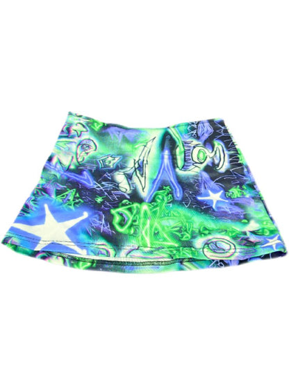 Original Design Y2K Print Skirt【s0000017704】