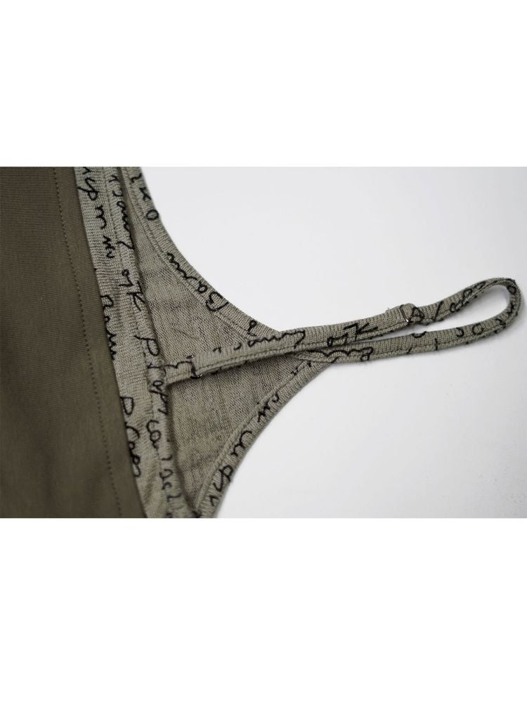 Belt Buckle Patchwork Cami Tank Top【s0000012641】