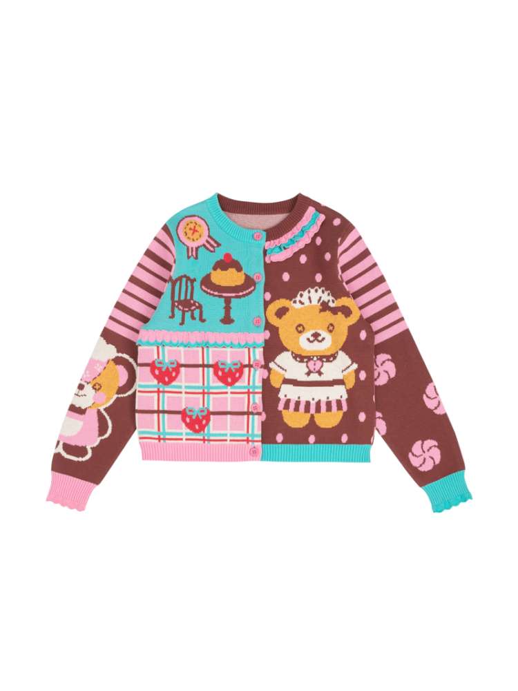 Vintage-Style Knit Cardigan【s0000014517】