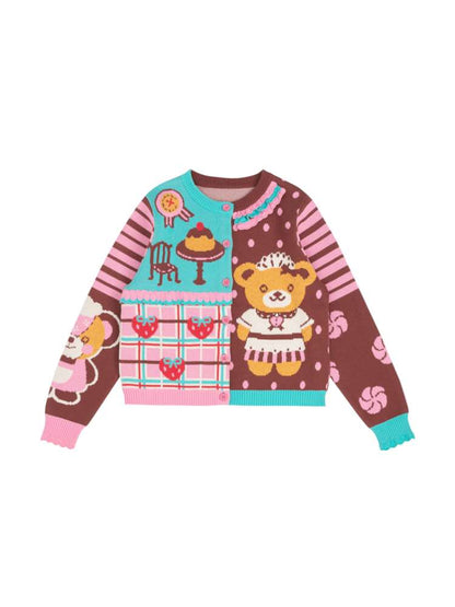 Vintage-Style Knit Cardigan【s0000014517】