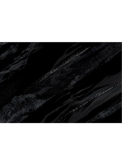 Asymmetrical multi-layer lace skirt【s0000013955】