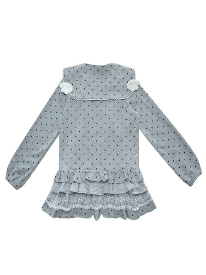 Antique Ghost Girl Gray Sailor Dress【s0000014696】