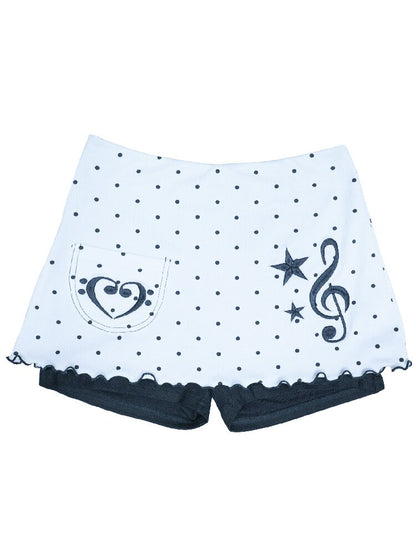 Embroidery Polka Dot Skirt Pants【s0000016548】
