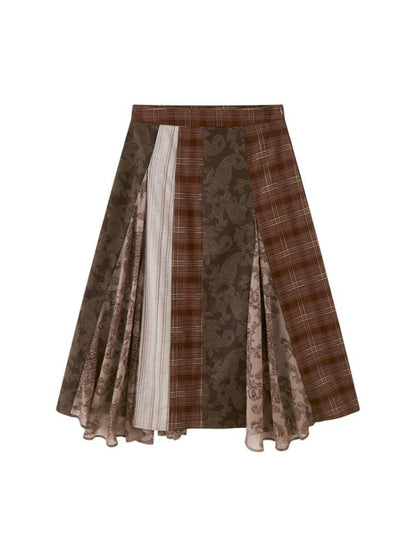 Irregular Patchwork Skirt【s0000014398】