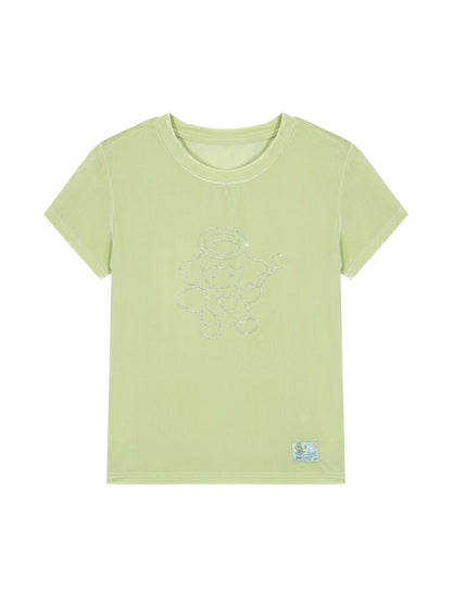 Velvet Cherub Hot Drill Short Sleeve T-Shirt【s0000012449】