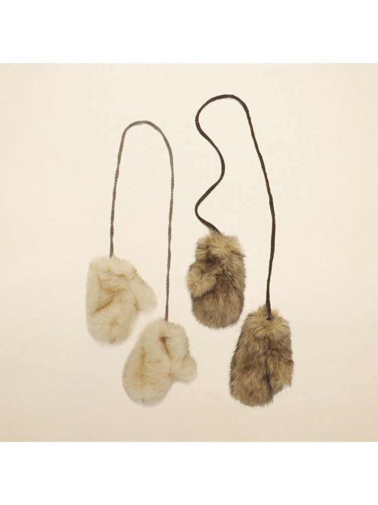 Knitted plush gloves 【s0000006016】