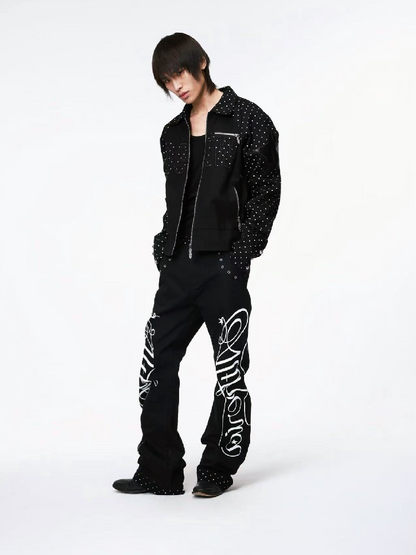 Vintage Polka Dot Knife Jeans【s0000018207】