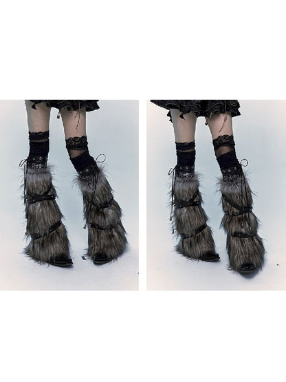 Heavy Duty Fur Pile Leggings [S0000011212]