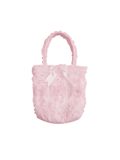 Embroidery sandwich cotton shoulder bag【s0000013499】