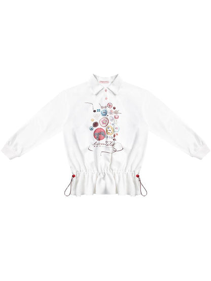 Polo Neck Waisted Sweatshirt Dress【s0000011516】