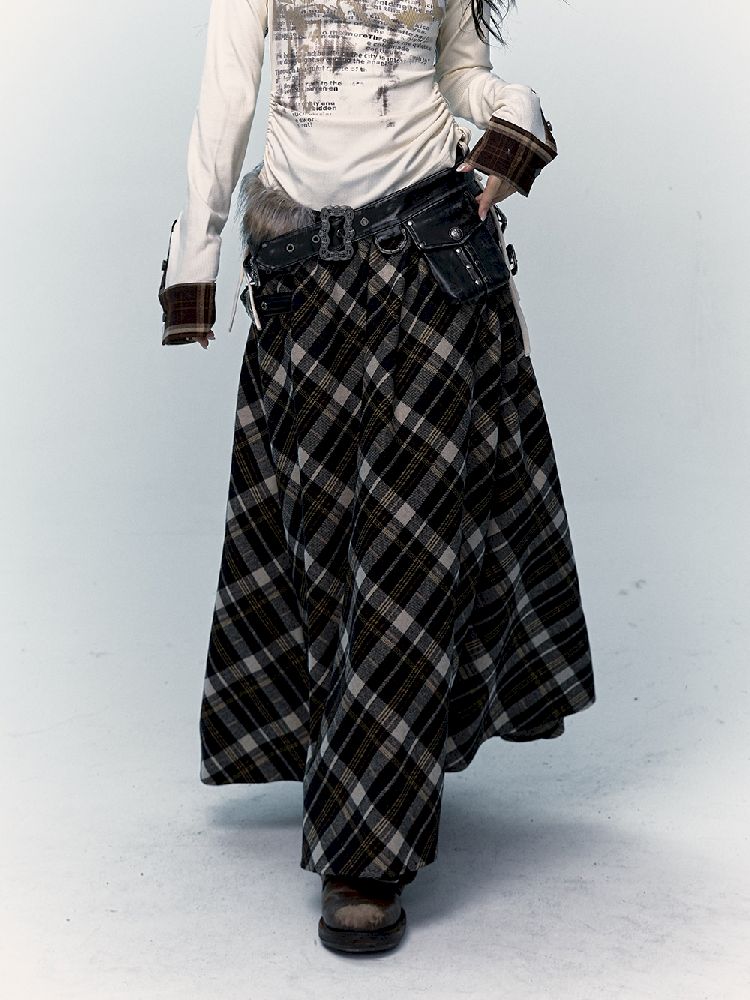 Long A-line Skirt【s0000011435】