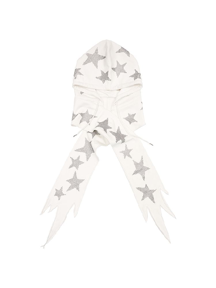 Pentagram Hot Drill Scarf Hat【s0000012183】