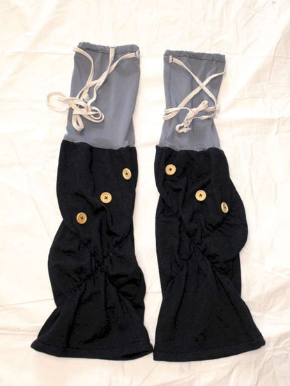 Button Strap Splicing Leg Cover【s0000015398】