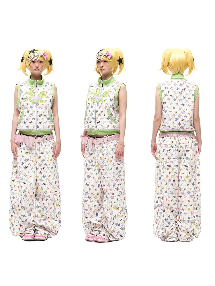 Sticker Printed Vest【s0000012592】