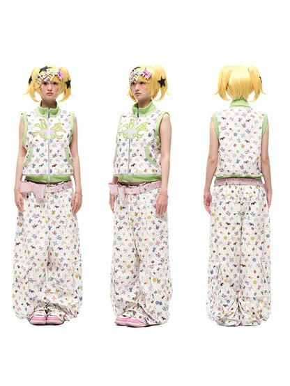 Sticker Printed Vest【s0000012592】