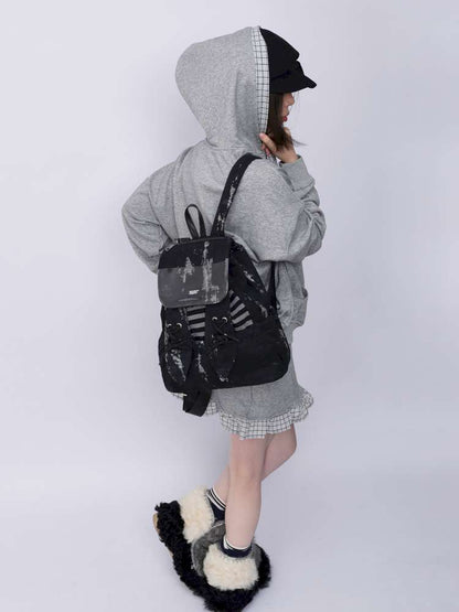 Rabbit Ears Pain Cute Backpack School Bag【s0000014617】