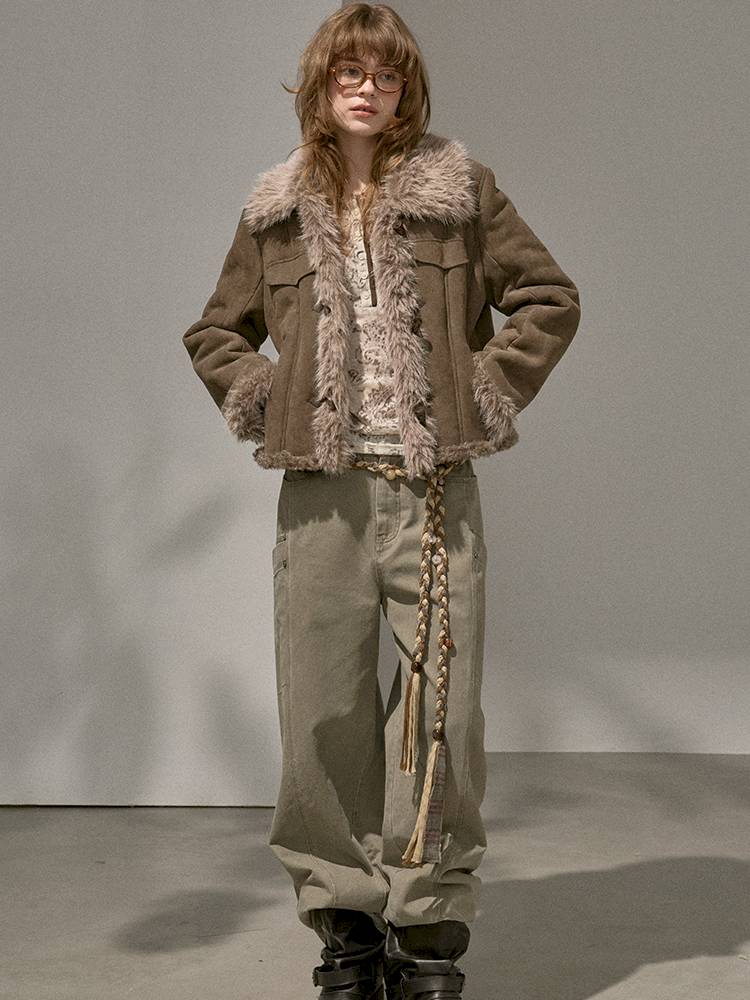 Faux Fur Collar Jacket【s0000014409】