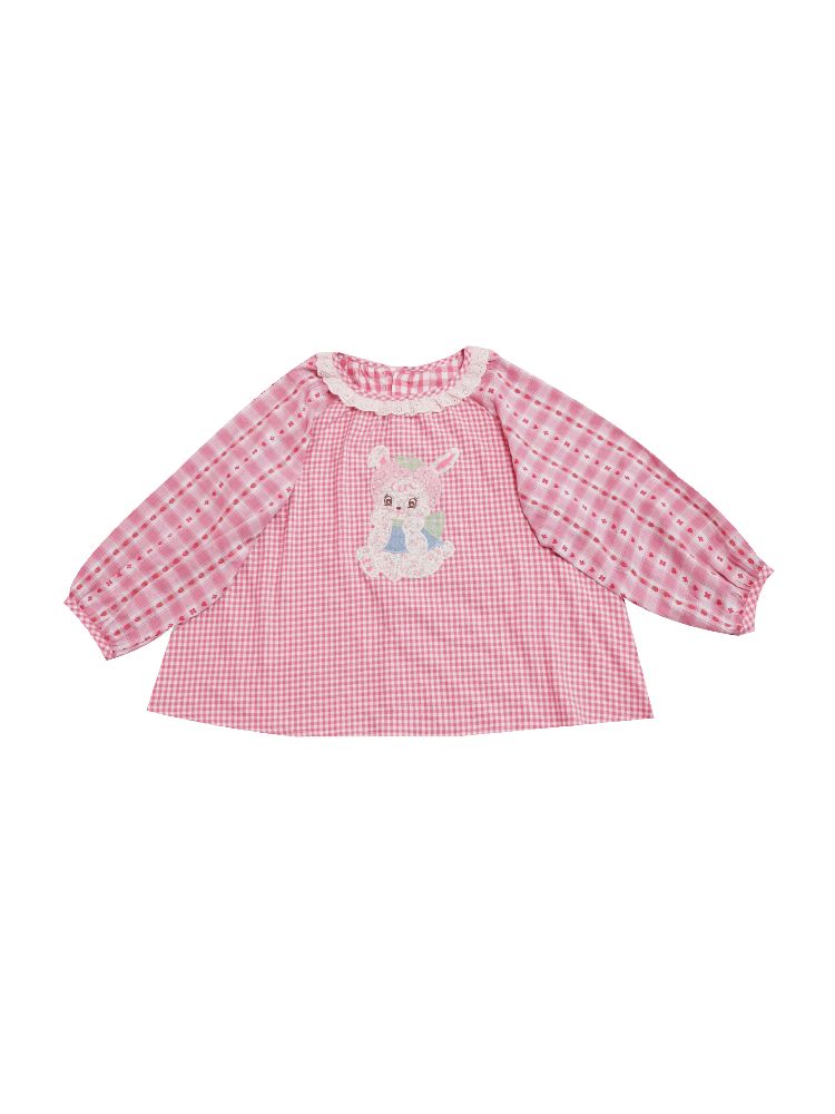 Strawberry Bunny Balloon Sleeve Shirt【s0000012017】