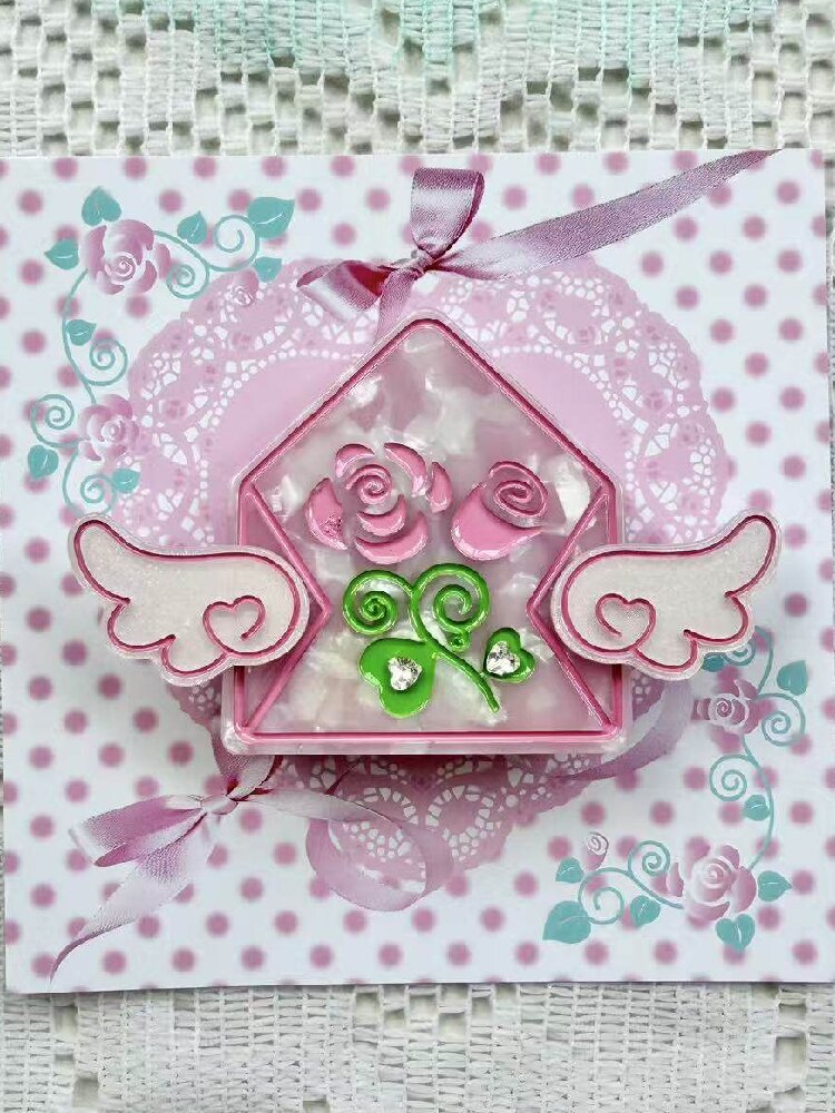Love Letter Envelope Hair Clip【s0000017464】