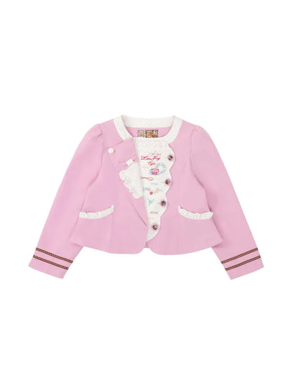 Patchwork Embroidered Tea Break Blazer【s0000014160】