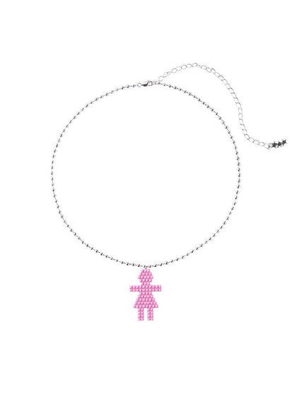 Rivet Humanoid Design Necklace【s0000016931】