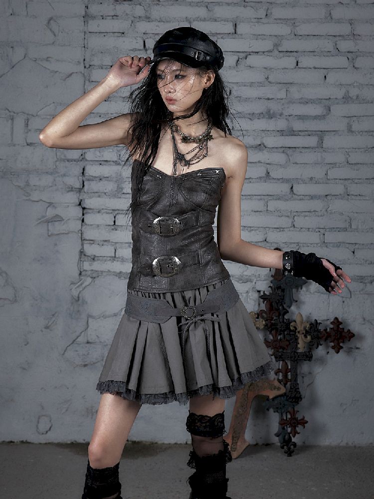 Slimming Wrap Short Leather Breastplate【s0000011827】