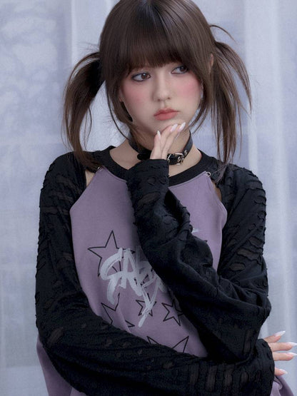 Raglan Sleeve Loose Fit T-Shirt【s0000014363】