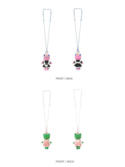 Knitted Animal Pendant Necklace【s0000015374】