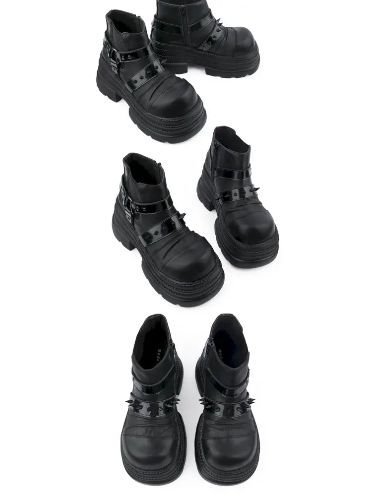 Chunky Sole Short Boots【s0000014185】