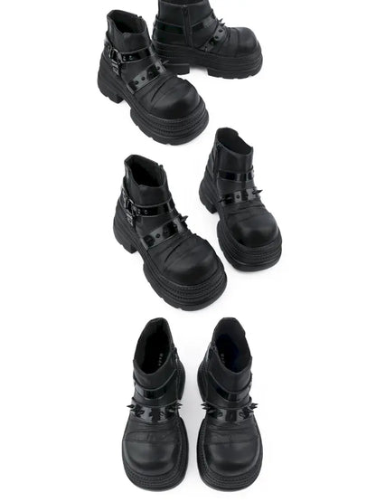 Chunky Sole Short Boots【s0000014185】