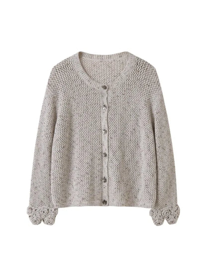 Oversized Vintage-Style Knit Cardigan【s0000014056】
