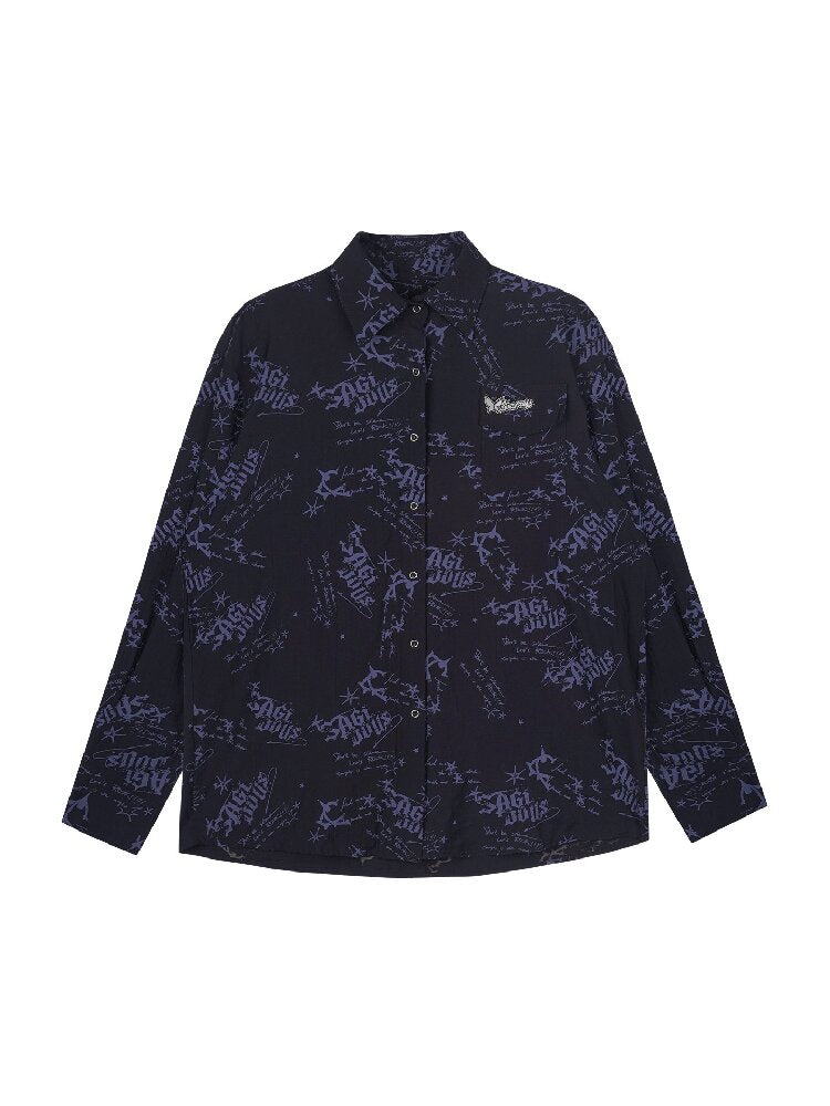 Printed Street Festival Shirt【s0000015761】