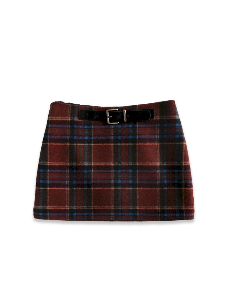 Plaid Worsted Wool Velvet Bow Tie Lapel Suit【s0000005983】